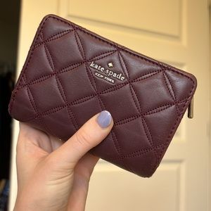 Kate Spade Purple Quilted Wallet